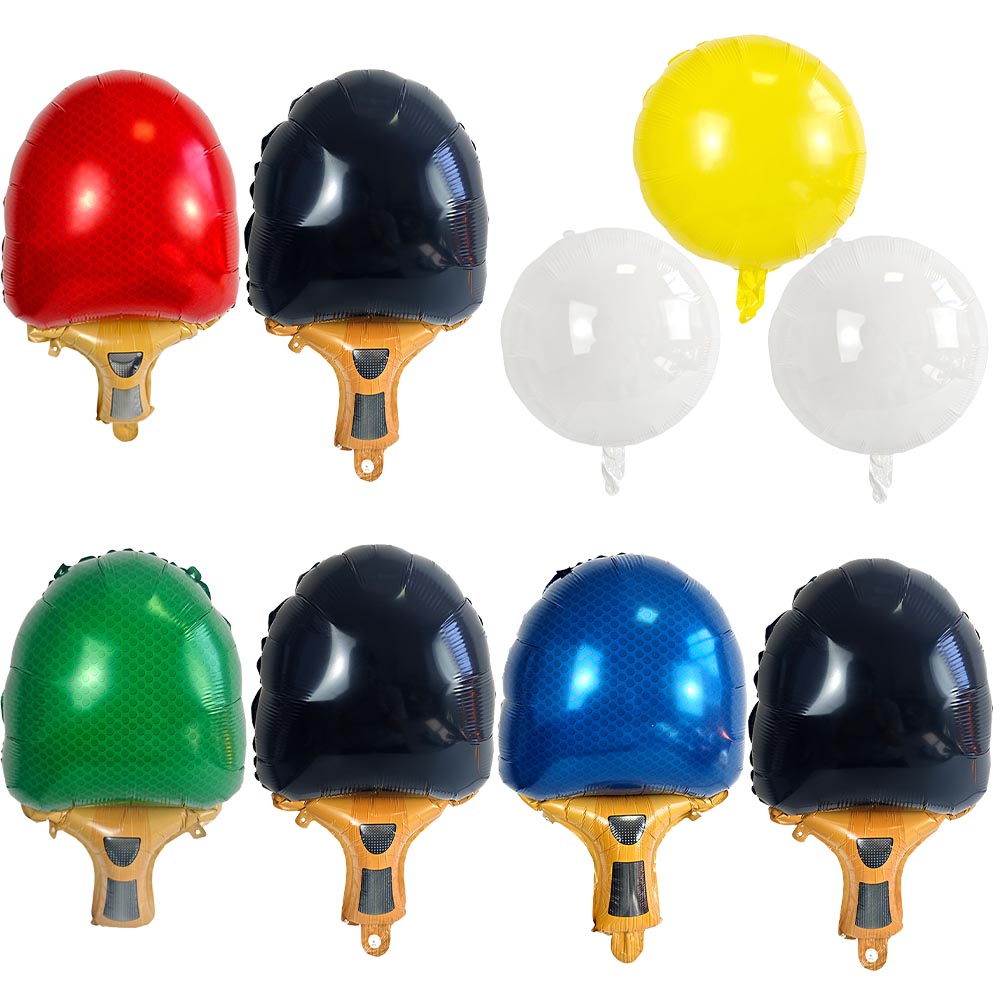 Table Tennis Balls - Ballons en forme de raquettes de