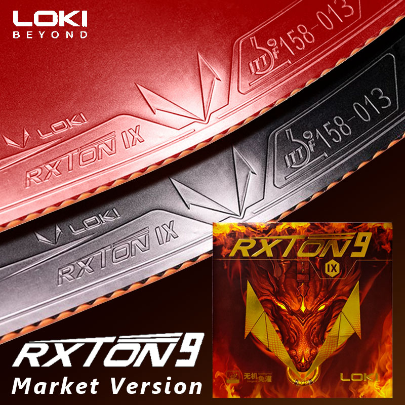 Table Tennis Game - LOKI RXTON 9 Caoutchouc de tennis