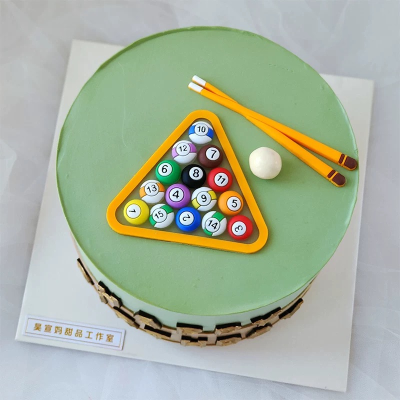 Table Tennis Game - Ornements de gâteau de tennis de