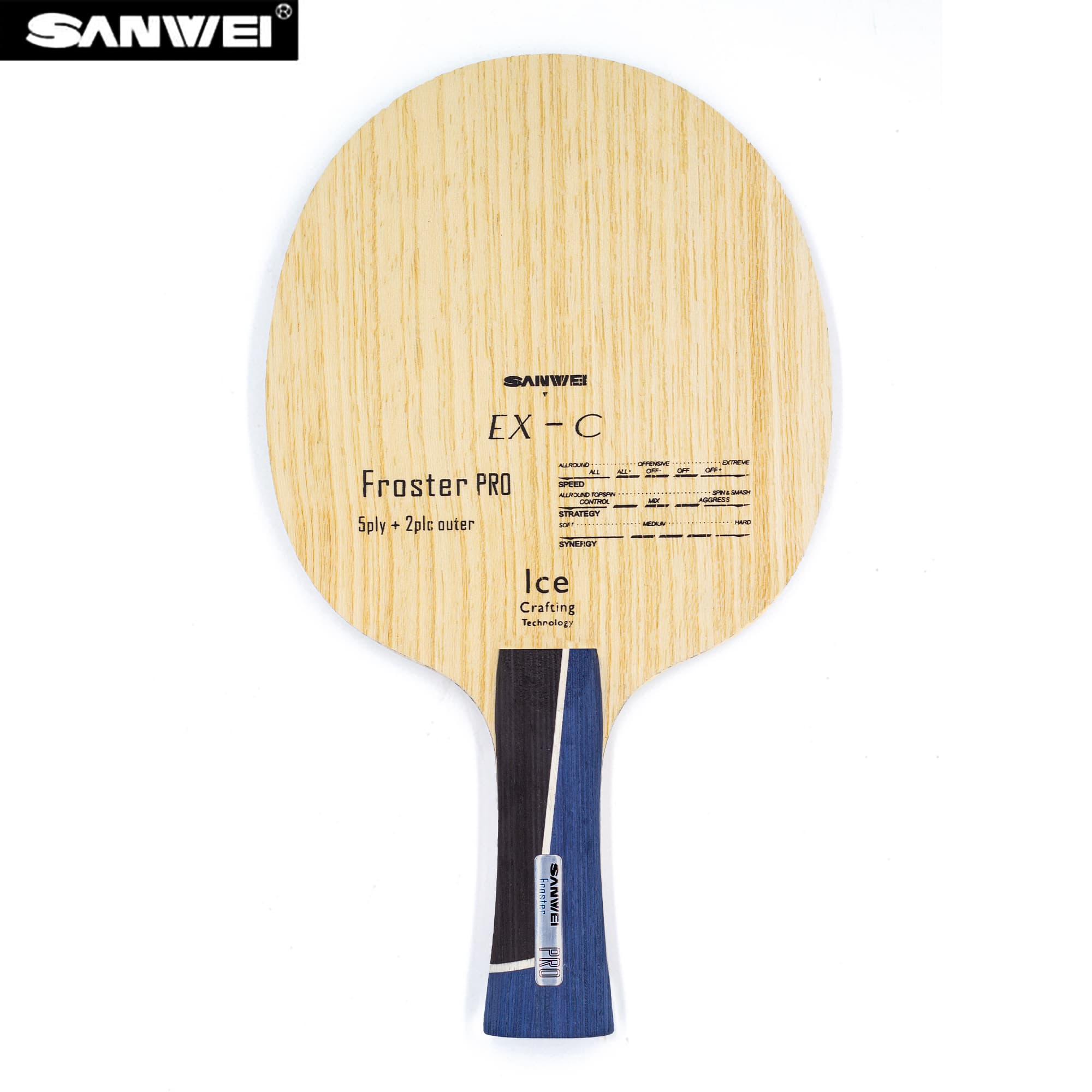 Table Tennis Paddles - SANWEI ALC Lame de tennis de