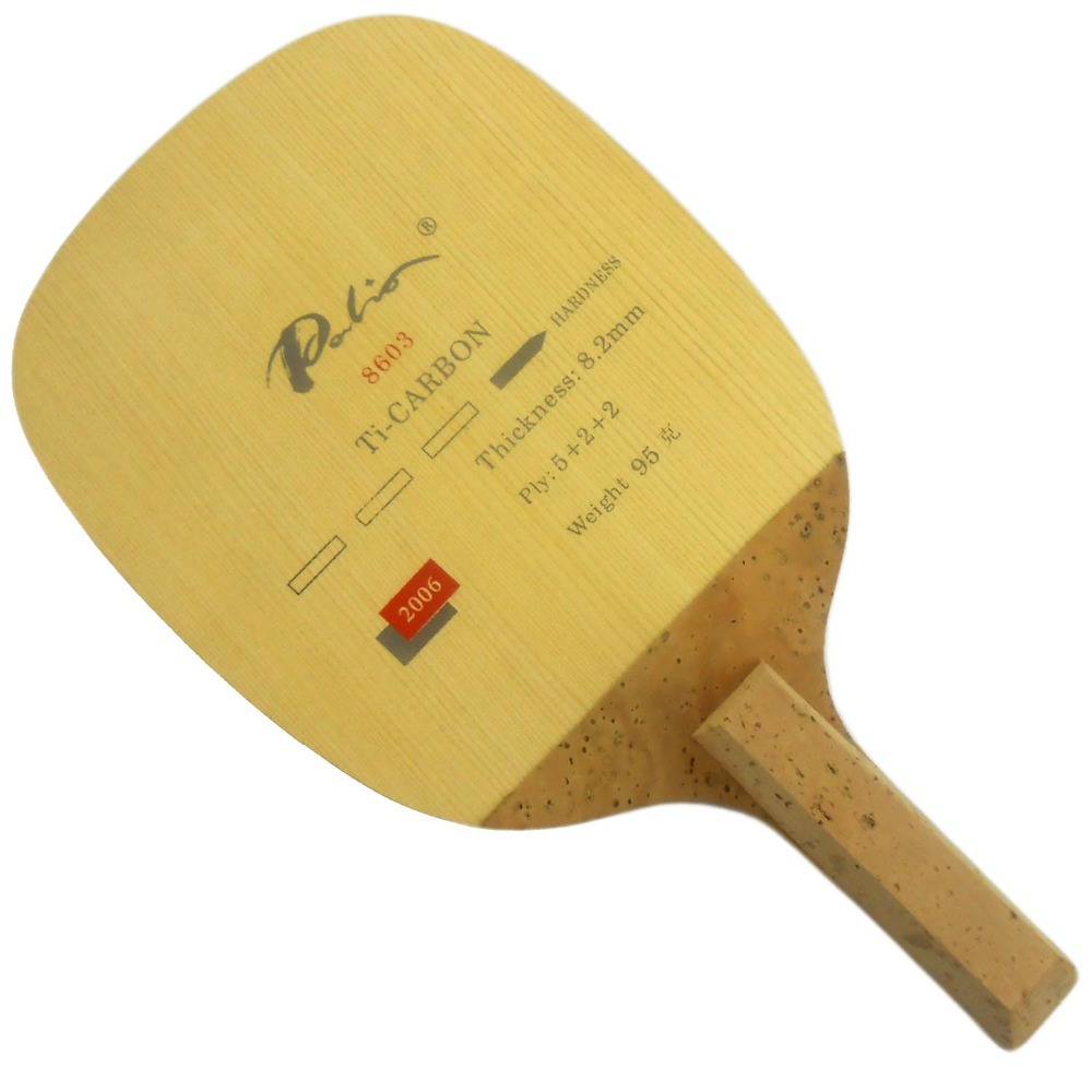 Table Tennis Japanese - PALIO 8603 carbone titane lame de