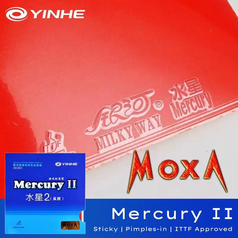 Table Tennis Barrier - YINHE Mercury 2 caoutchouc de Tennis