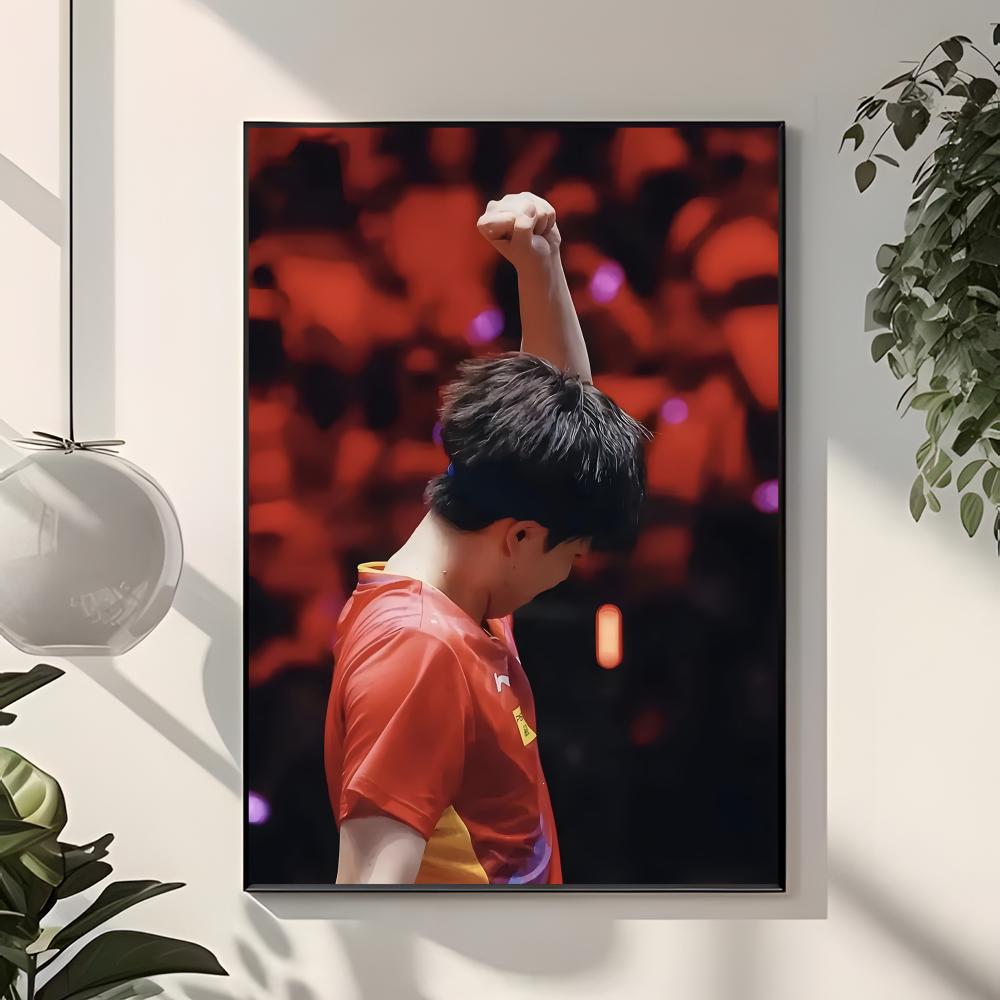 Affiche Athlète de tennis de t - Table Tennis Athlete avis et prix