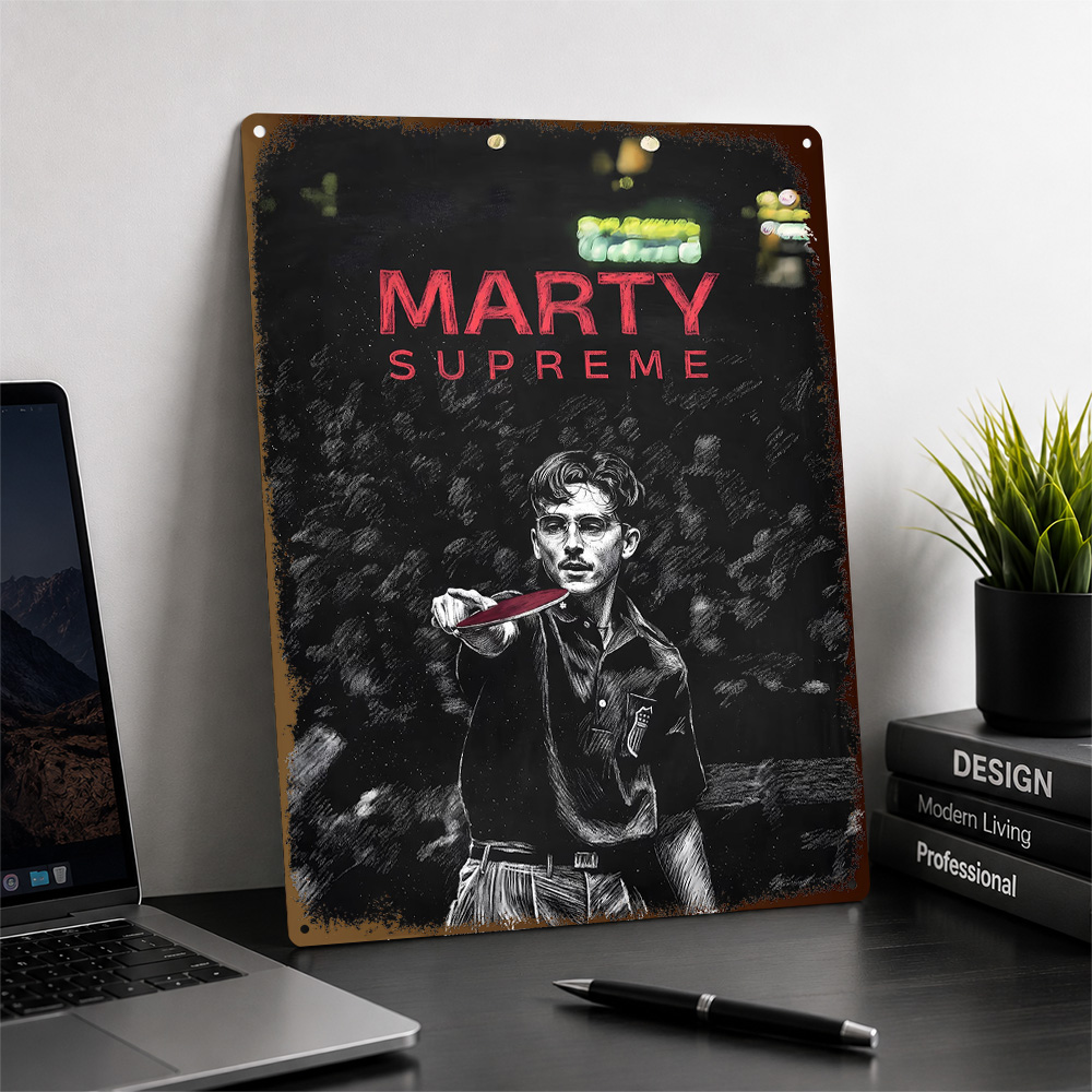 Affiche en aluminium personnal - Table Tennis Marty Supreme avis et prix