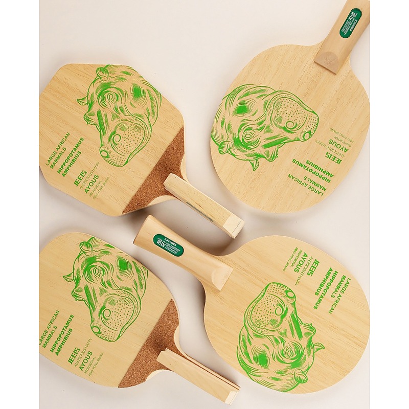 JEELS Green Hippo 1 Ply Ayous  - Table Tennis Japanese avis et prix