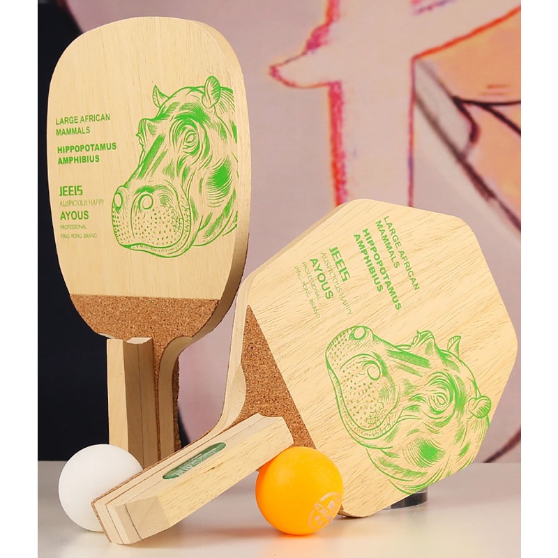 JEELS Green Hippo 1 Ply Ayous  - Table Tennis Japanese avis et prix