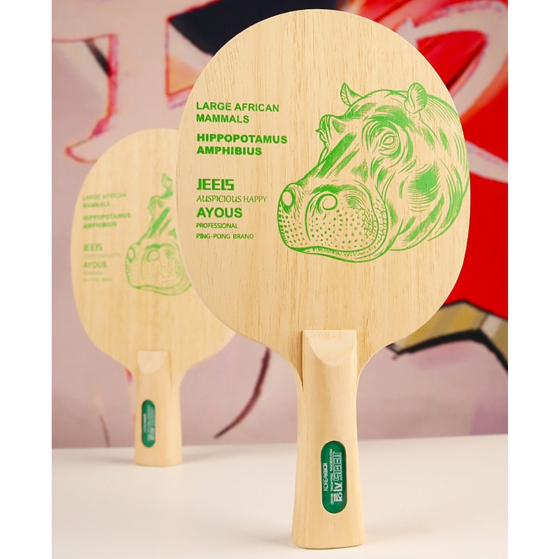JEELS Green Hippo 1 Ply Ayous  - Table Tennis Japanese avis et prix