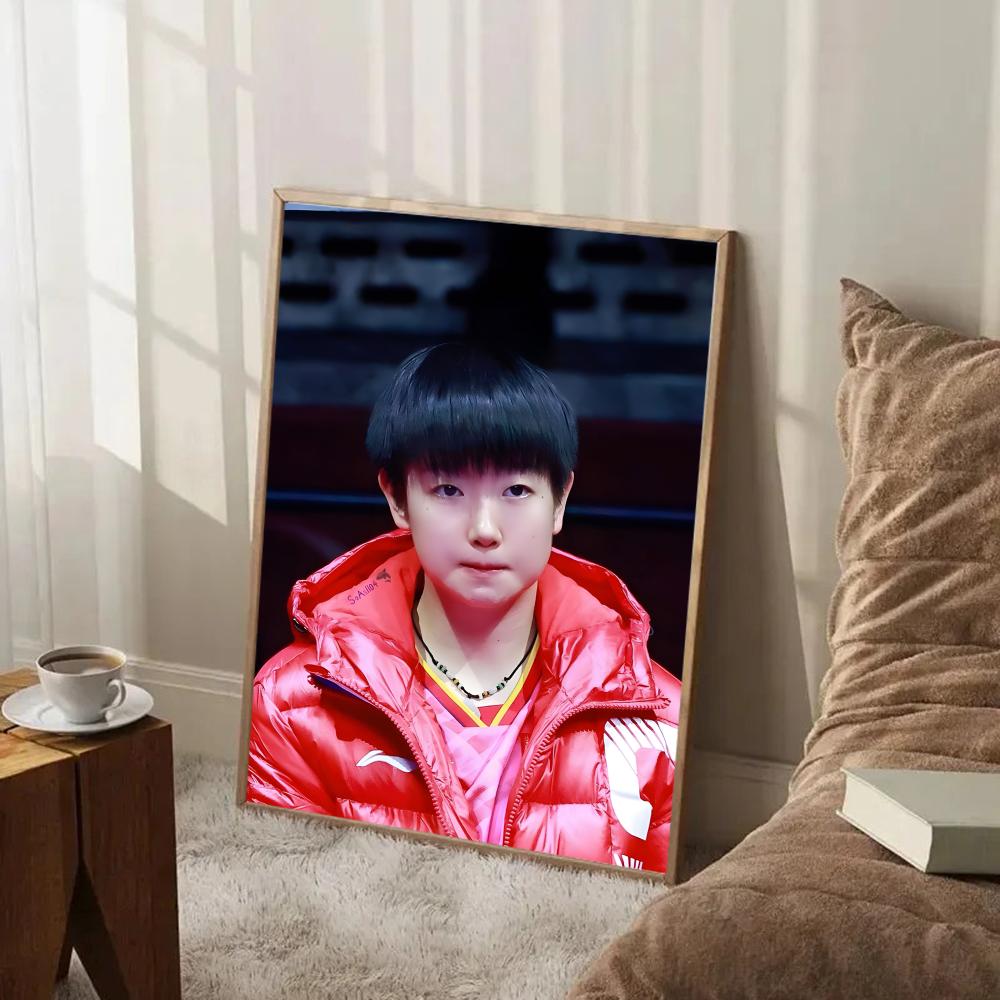 Affiche d'art mural de l'athlè - Table Tennis Athlete avis et prix