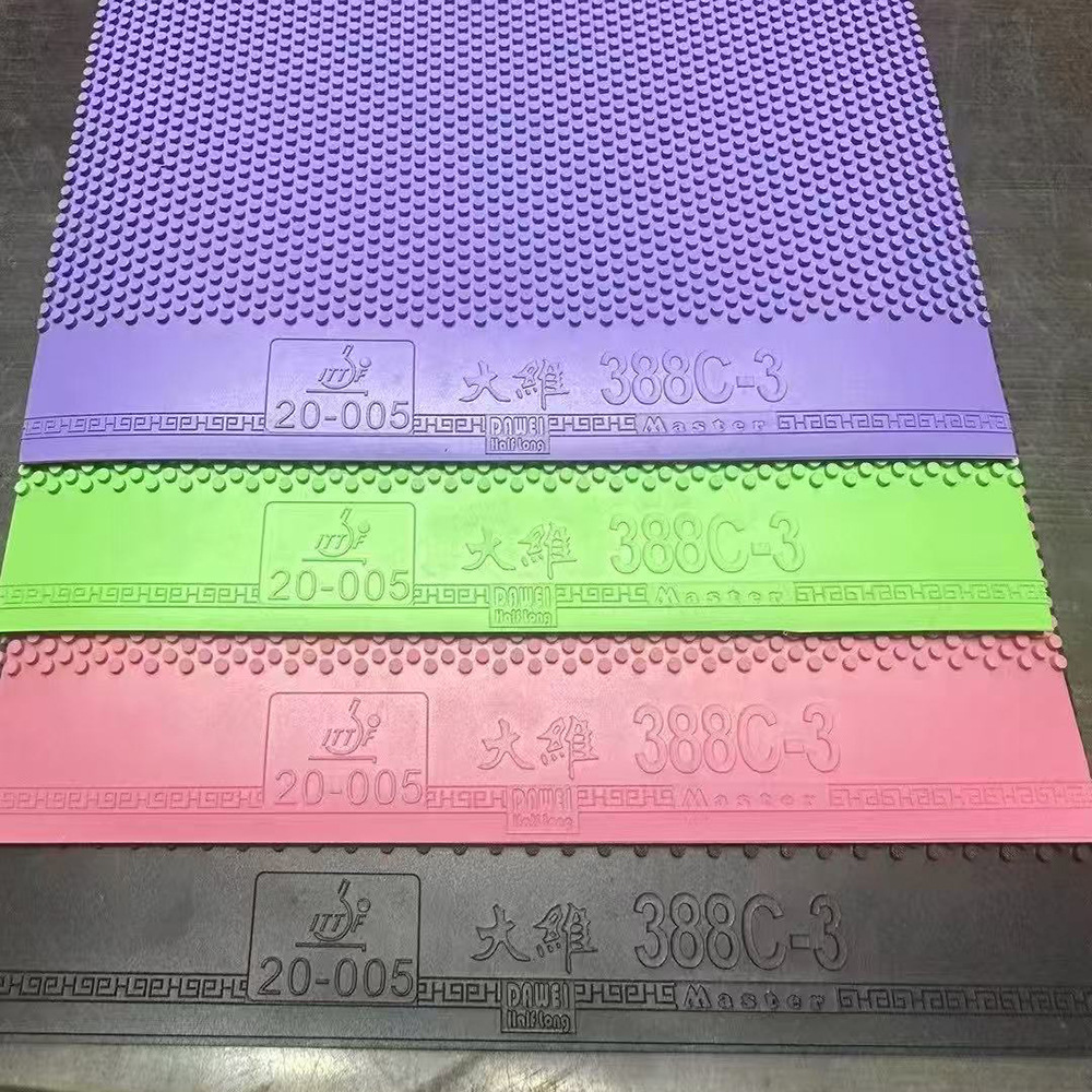 Dawei 388C-3 Pips courts caout - Table Tennis Rubber Review avis et prix