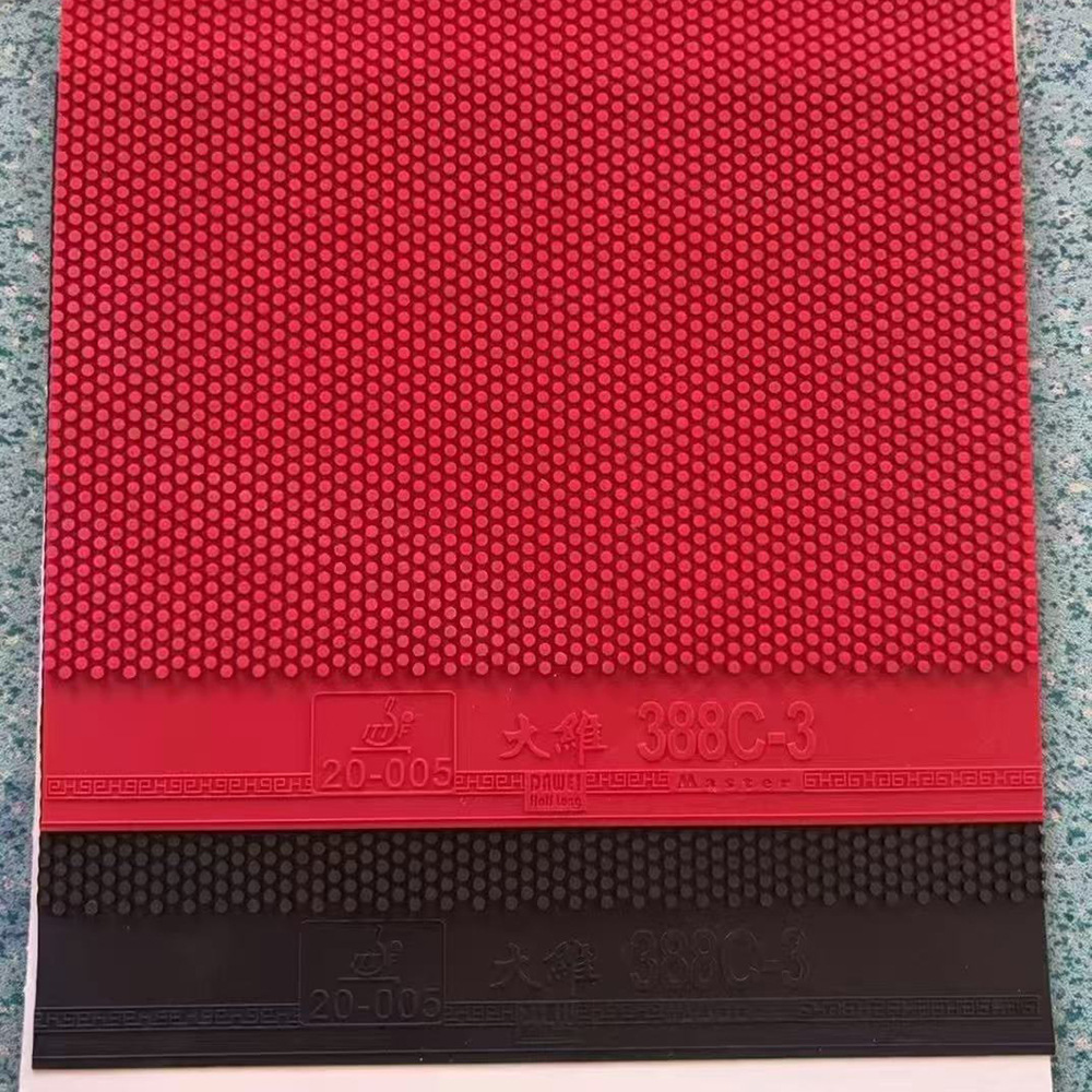 Dawei 388C-3 Pips courts caout - Table Tennis Rubber Review avis et prix