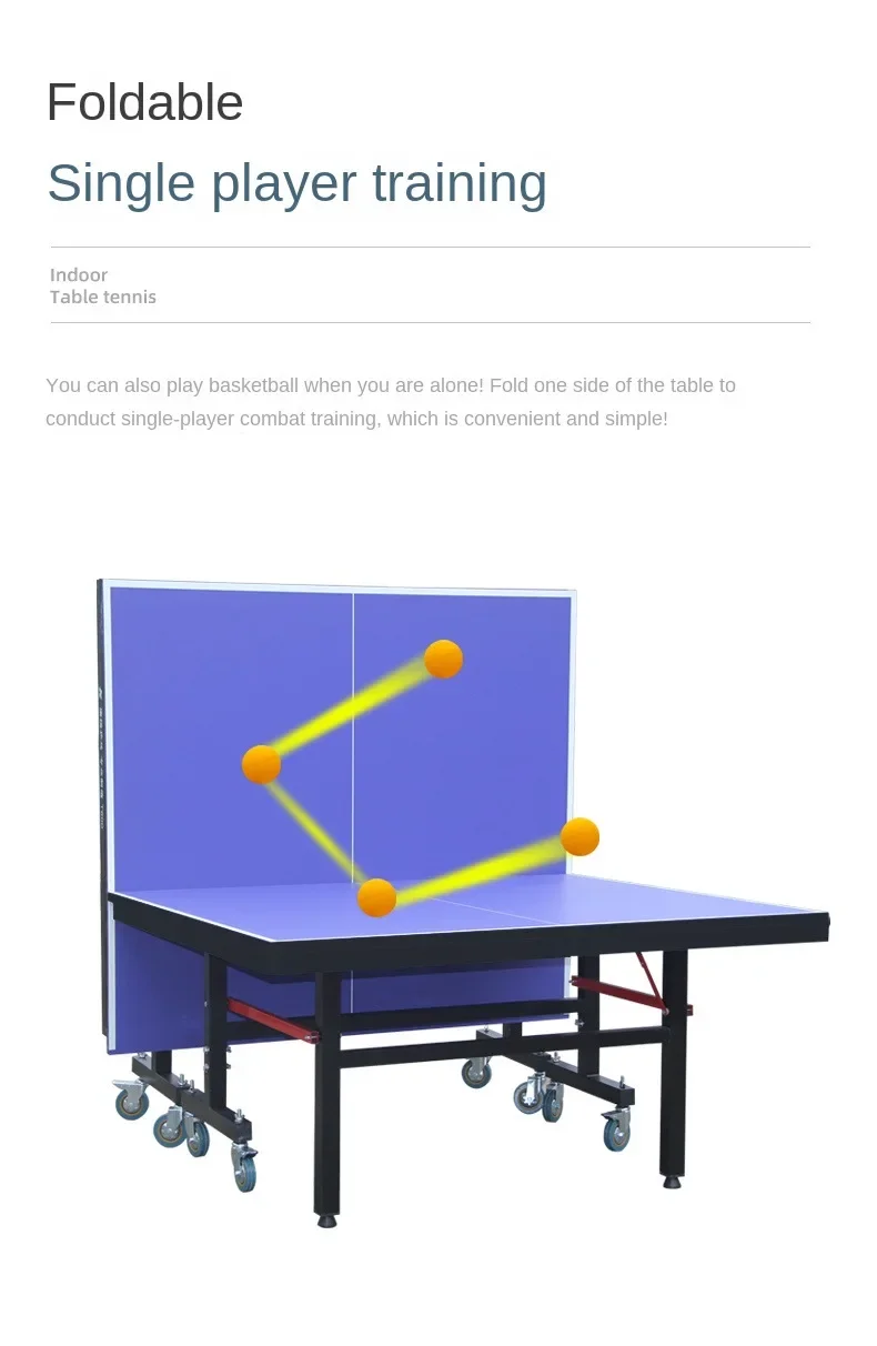 Table de ping-pong pliante d'i - Table Tennis Live avis et prix