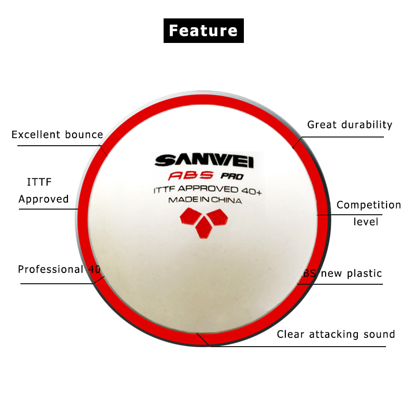 SANWEI ABS PRO 3 étoiles 40 +  - Table Tennis Tournament avis et prix