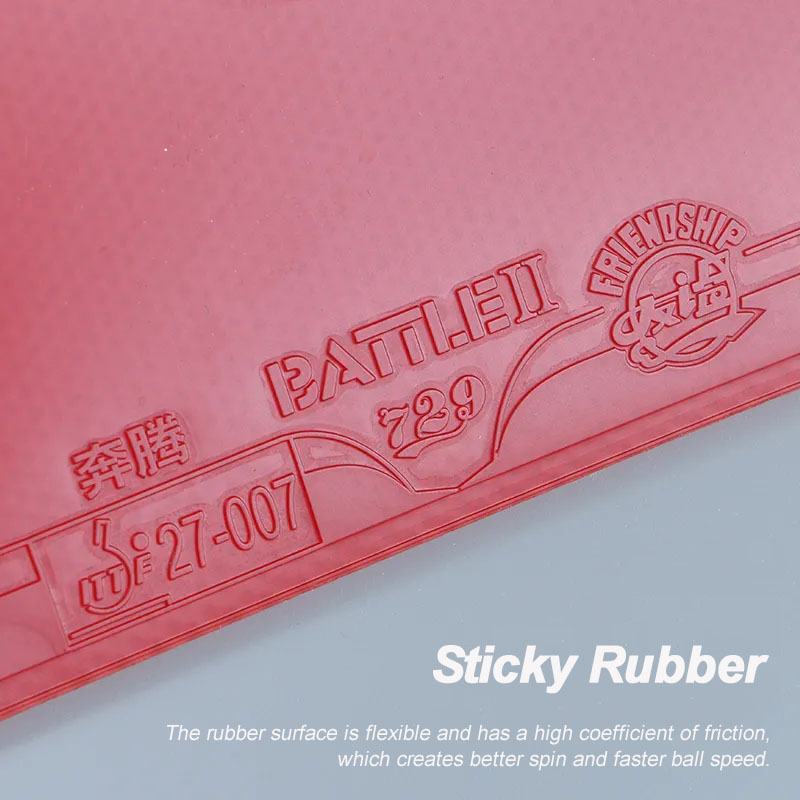 729 Battle 2 – feuille de dess - Table Tennis Rubber Review avis et prix