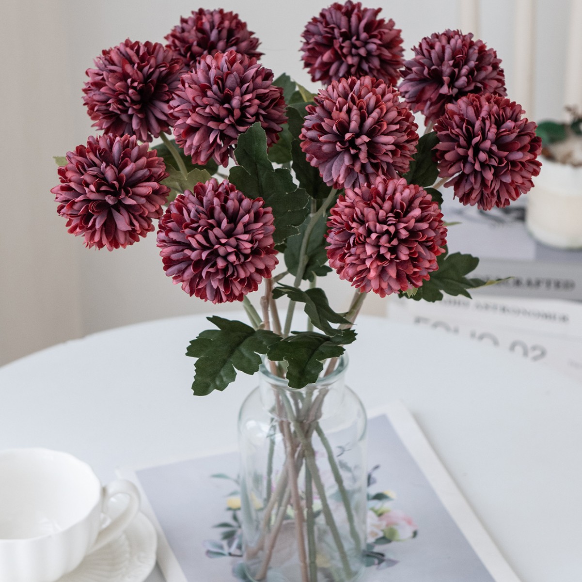 Chrysanthème artificiel en for - Table Tennis Live avis et prix